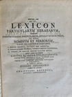 1734 BIBLE HEBREW CONCORDANCE antique VELLUM BOUND Judaica - 8