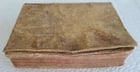 1655 GREEK LANGUAGE STUDY BOOK FRENCH TEXTBOOK antique vellum binding RARE - 3