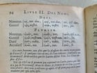1655 GREEK LANGUAGE STUDY BOOK FRENCH TEXTBOOK antique vellum binding RARE - 6