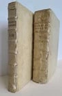 1743 SATYRICON by PETRONIUS antique 2 VOLUMES VELLUM BINDING - 2