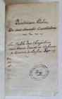 19th CENTURY FRENCH MANUSCRIPT BOOK antique De nos saintes constitutions 330 pp: Title: 19th CENTURY FRENCH MANUSCRIPT BOOK antique De nos saintes constitutions 330 pp Description: Quatrieme partie de nos saintes constitutions. [France, 19th c.]. Size 4 1/4 by 6 3/4" 329-7 pp. Ori