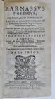 1617 POETRY PARNASSUS POETICUS antique VELLUM BOUND over 1000 pages w/ slip case - 2
