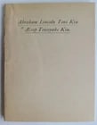 1893 DAKOTA INDIAN LANGUAGE ABRAHAM LINCOLN AESOP FABLES antique AMERICANA rare: Title: 1893 DAKOTA INDIAN LANGUAGE ABRAHAM LINCOLN AESOP FABLES antique AMERICANA rare Description: Abraham Lincoln Toni Kin, qa Aesop Towoyake Kin Life Of Abraham Lincoln and Aesop's Fables in the