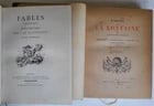 1886-87 FABLES DE LA FONTAINE ILLUSTRATED 4 FOLIO VOLUMES antique in FRENCH - 4