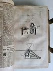 1719 ILLUSTRATED COMPENDIUM of HOUSEHOLD LITERATURE antique GERMAN PIGSKIN FOLIO - 8