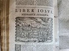 1648 BIBLE ILLUSTRATED in LATIN antique VELLUM BOUND BIBLIA SACRA - 12