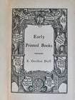 1893 EARLY PRINTED BOOKS by GORDON DUFF antique (1 of 5)