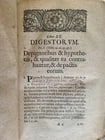 1704 LAW BOOK 3 VOLUMES Introductio in ius Digestorum antique by J.Bohmer - 8