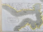 1814 MAP of WEST INDIA ISLANDS Carribean MARTINICO & DOMINICA antique 21 x 28" - 3