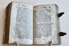 1750 INSTUCTIO CONFESSARII antique HAND TOOLED PIGSKIN BINDING w/CLASPS Theology - 6