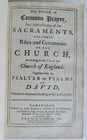 1789 BOOK OF COMMON PRAYER & PSALTER ENGLISH ANTIQUE Cambridge - 2