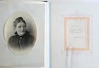 1886 GERMAN MANUSCRIPT ANNIVERSARY ALBUM antique C.F. Klein-Schlatter company - 7