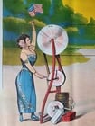 1905 CIRCUS POSTER THE WICHMANNS TELEPHON WIRE ACT rare antique AUTHENTIC - 2