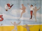 1905 CIRCUS POSTER THE WICHMANNS TELEPHON WIRE ACT rare antique AUTHENTIC - 4