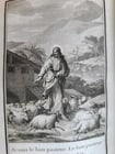 1793 BIBLE in FRENCH antique 2 VOLUMES illustrated over 80 plates NEW TESTAMENT - 12