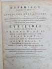 1778 EURIPIDES TRADEGIES 2 VOLUMES antique in LATIN - 6