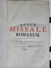 1751 - 1786 MISSALE ROMANO-SERAPHICUM antique FOLIO w/ METAL CORNERS & CLASPS - 3