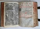 1751 - 1786 MISSALE ROMANO-SERAPHICUM antique FOLIO w/ METAL CORNERS & CLASPS - 4