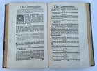 1669 BOOK of COMMON PRAYER w/ 1672 PSALTER antique FOLIO in ENGLISH rare - 16