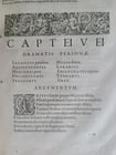 1577 PLATO COMEDIES antique 16th CENTURY FOLIO M. Accius Plautus - 11