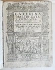 1595 CATERINA (of SPAIN) MARTIRIZATA POEMA SACRO antique VELLUM POETRY 16th CENT: Title: 1595 CATERINA (of SPAIN) MARTIRIZATA POEMA SACRO antique VELLUM POETRY 16th CENT Description: CATERINA MARTIRIZATA POEMA SACRO Del R. P. Agostino de Cupiti da Euoli min[or] oss[eru] predicator
