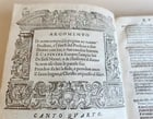 1595 CATERINA (of SPAIN) MARTIRIZATA POEMA SACRO antique VELLUM POETRY 16th CENT - 6