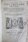 1657 BIBLE in HEBREW & GREEK antique MASSIVE FOLIO PIGSKIN OLD & NEW TESTAMENT - 2