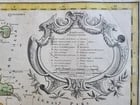 1736 LARGE MAP OF SILESIA POLAND SCHWIDNICENSIS antique 25 x 4 3/4" - 4