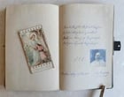 1855 ALBUM AMICORUM - MANUSCRIPT POETRY GERMAN BOOK antique ILLUSTRATED Landau - 9