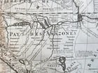 1730s MAP of SOUTH AMERICA antique 21 by 24.5" - 2