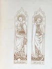 1867 ILLUSTRATIONS of the ROOD SCREEN in RANWORTH antique ILLUSTRATED FOLIO - 10