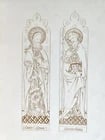 1867 ILLUSTRATIONS of the ROOD SCREEN in RANWORTH antique ILLUSTRATED FOLIO - 14