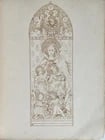 1867 ILLUSTRATIONS of the ROOD SCREEN in RANWORTH antique ILLUSTRATED FOLIO - 4