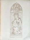 1867 ILLUSTRATIONS of the ROOD SCREEN in RANWORTH antique ILLUSTRATED FOLIO - 5
