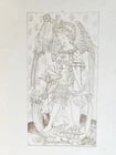 1867 ILLUSTRATIONS of the ROOD SCREEN in RANWORTH antique ILLUSTRATED FOLIO - 6