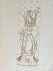 1867 ILLUSTRATIONS of the ROOD SCREEN in RANWORTH antique ILLUSTRATED FOLIO - 8