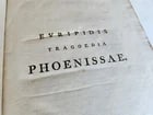 1768-1802 EURIPIDES TRAGEDIES 2 VOLUMES antique VELLUM GREEK & LATIN poetry - 7