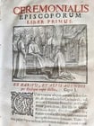 1713 CEREMONIALE EPISCOPORUM antique ILLUSTRATED VELLUM BINDING - 12