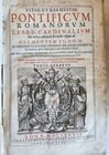 1677 LIVES of ROMAN POPES 4 FOLIO VOLUMES FULLY ILLUSTRATED antique in LATIN - 2