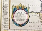 1640 MAP of ANCIENT FRANCE by WILLEM BLAEU antique AUTHENTIC hand colored - 3