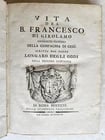 1806 VITA del B.FRANCESCO di GIROLAMO antique Vellum in ITALIAN - 2