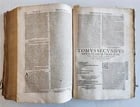 1568 THEOLOGY by THOMAE AQUINATIS antique VELLUM BOUND FOLIO - 10
