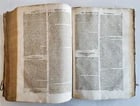 1568 THEOLOGY by THOMAE AQUINATIS antique VELLUM BOUND FOLIO - 8