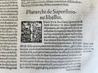 1572 PLUTARCH MORALIA antique FOLIO 16th CENTURY - 10