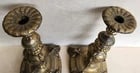 19th century RUSSIAN or POLISH PAIR of SABBATH CANDLESTICKS antique RARE Judaica - 3
