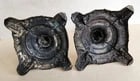 19th century RUSSIAN or POLISH PAIR of SABBATH CANDLESTICKS antique RARE Judaica - 4