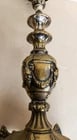 19th century RUSSIAN or POLISH PAIR of SABBATH CANDLESTICKS antique RARE Judaica - 6