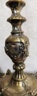 19th century RUSSIAN or POLISH PAIR of SABBATH CANDLESTICKS antique RARE Judaica - 8