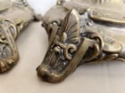 19th century RUSSIAN or POLISH PAIR of SABBATH CANDLESTICKS antique RARE Judaica - 9