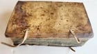 1603 BIBLE COMMENTARY by J. PISCATOR antique VELLUM BINDING - 3